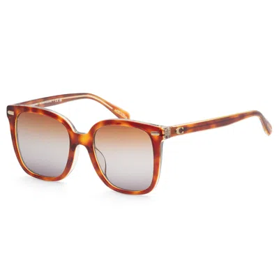 Coach Women's 54mm Dark Tortoise Canary Sunglasses In Multi