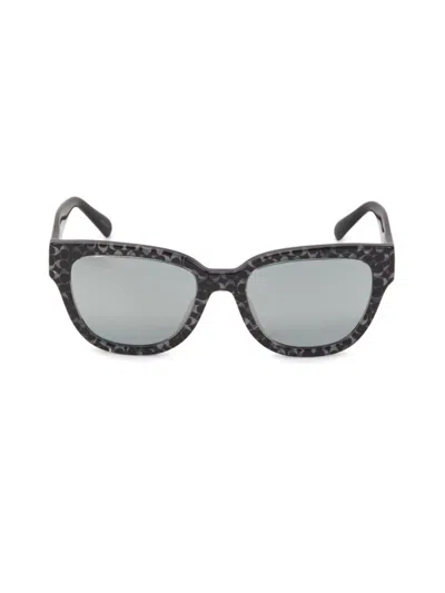 Coach Women's 54mm Oval Sunglasses In Silver