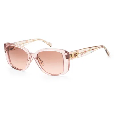 Coach Women's 54mm Pink Sunglasses Hc8352-570513-54 In Multi