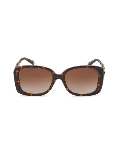 Coach Women's 55mm Butterfly Sunglasses In Brown