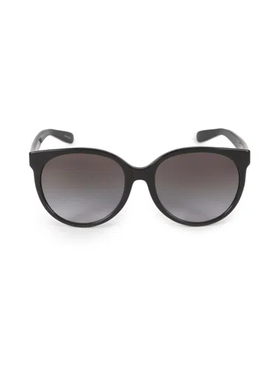 Coach Women's 57mm Round Sunglasses In Black