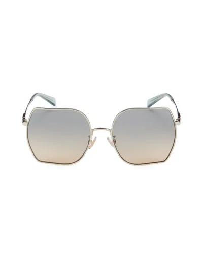 Coach Women's 58mm Square Sunglasses In Gold