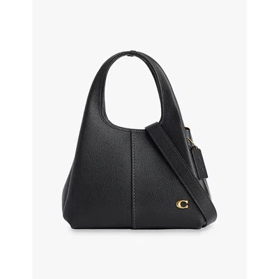 Coach Womens Black Lana 23 Leather Shoulder Bag