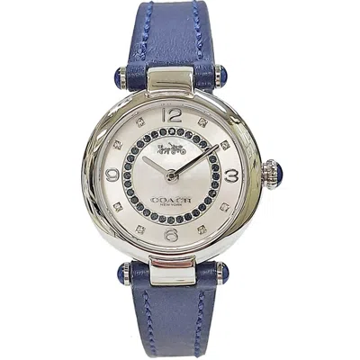 Coach Women's Cary Mother Of Pearl Dial Watch In Blue
