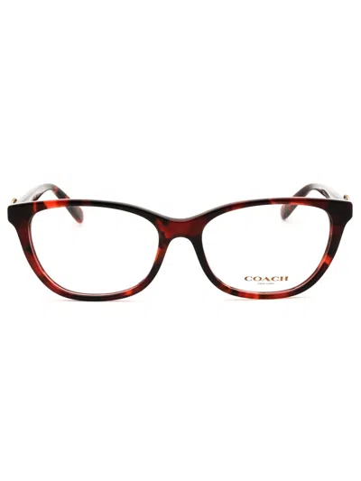 Coach Women's Cat-eye Eyeglasses - 0hc6180 In Burgundy