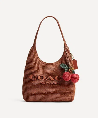 Coach Women's Cherries Bag Charm In Red