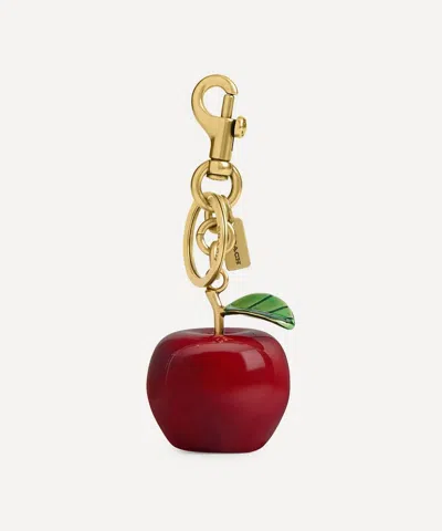 Coach Women's Cherry Bag Charm In Red