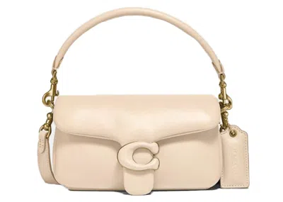 Pre-owned Coach Women's  Pillow Tabby Shoulder Bag 18 In Ivory