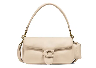 Pre-owned Coach Women's  Pillow Tabby Shoulder Bag 26 In Ivory