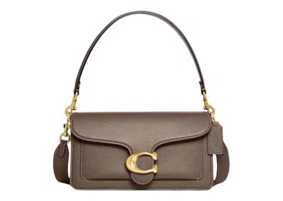 Pre-owned Coach Women's  Shoulder Bag Tabby 26 In Brass/dark Stone