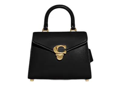 Pre-owned Coach Women's  Top Handle Sammy In Black
