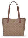 Coach Women's Coated Canvas Signature Willow Tote