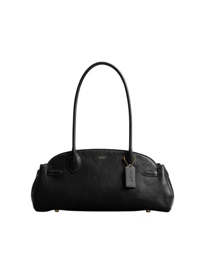 Coach Women's Empire Leather Carryall 34 In Black