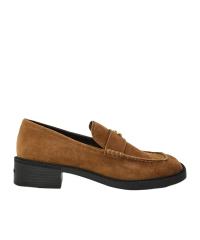 Coach Women's Glazed Penny Loafers In Brown
