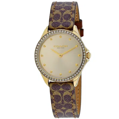 Coach Women's Gold Dial Watch
