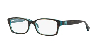 Coach Women's Hc6040 Eyeglasses In Dark Tortoise/ Teal