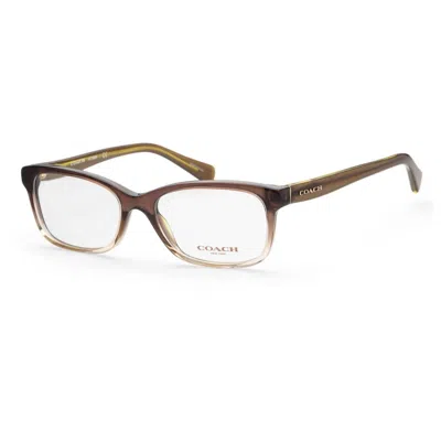 Coach Women's Hc6089 Eyeglasses In Olive Brown Gradient