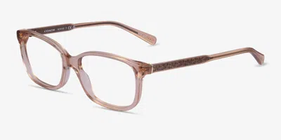 Coach Women's Hc6143 Eyeglasses In Transparent Champagne