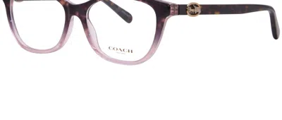 Coach Women's Hc6180 Eyeglasses In Rose Tortoise