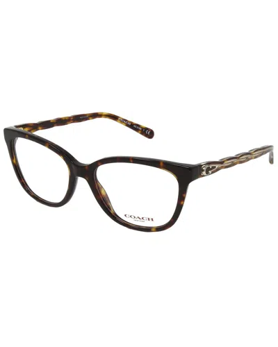 Coach Women's Hc6186 53mm Optical Frames In Brown
