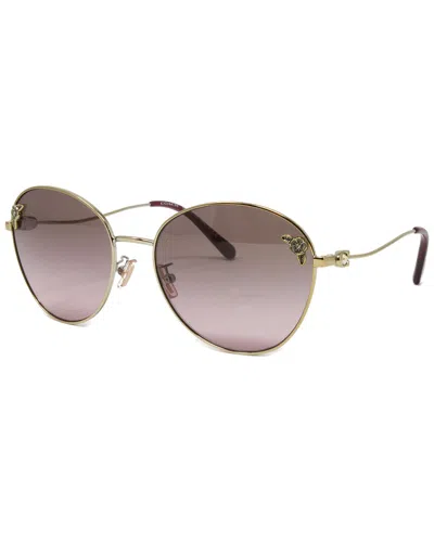Coach Women's Hc7097b 59mm Sunglasses In Gold