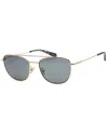Coach Women's Hc7107 55mm Polarized Sunglasses In Gold