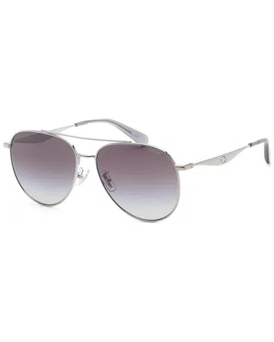 Coach Women's Hc7169 57mm Sunglasses In Gray