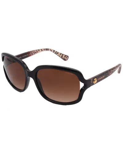 Coach Women's Hc8169 57mm Sunglasses In Brown