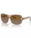 Coach Woman Sunglasses Hc8169 L149 In Brown