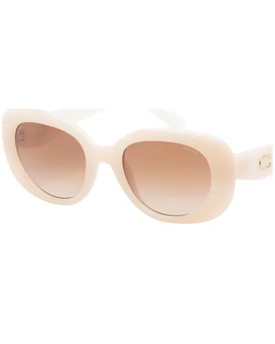 Coach Women's Hc8391u 53mm Sunglasses In Neutral