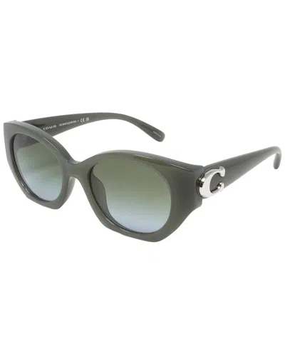 Coach Women's Hc8407u 52mm Sunglasses In Green