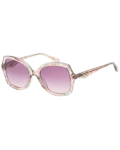 Coach Women's Hc8410u 56mm Polarized Sunglasses In Transparent