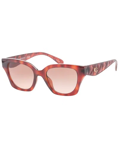 Coach Women's Hc8418u 53mm Sunglasses In Brown