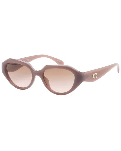 Coach Women's Hc8433u 52mm Sunglasses In Brown