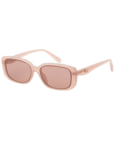 Coach Women's Hc8444d 57mm Sunglasses In Pink