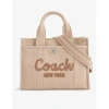 COACH LOGO-EMBROIDERED SMALL CANVAS TOTE BAG