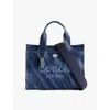 Coach Womens Midnight Navy Cargo Tie-dye Cotton Tote Bag In Midnight Navy