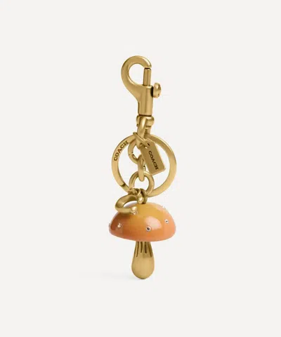Coach Women's Mushroom Bag Charm In Gold