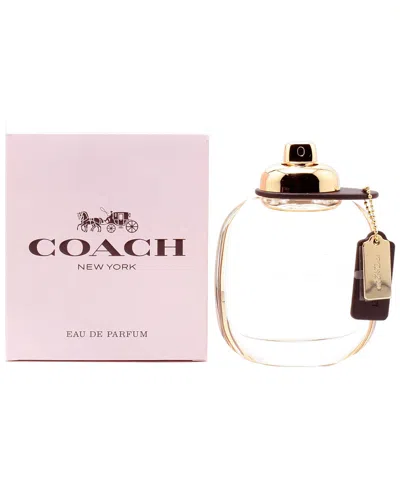 Coach Women's New York 3oz Eau De Parfum In Transparent