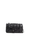 COACH WOMEN'S QUILTED TABBY 20 SHOULDER BAG BLACK