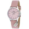 Coach Women's Ruby Gold Dial Watch In Pink