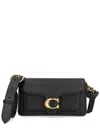 Coach Polished Pebble Leather Tabby Shoulder B In Black