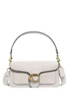 Coach Tabby Pebbled-leather Tote Bag In Beige
