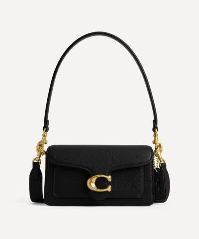 Coach Women's Tabby Leather Shoulder Bag 20 In Black
