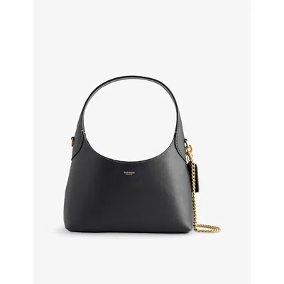 Coach Womens B4/black Brooklyn 23 Leather Shoulder Bag