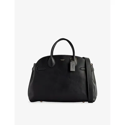 Coach Womens Soft Empire Carryall Bag 40 Leather Top-handle Bag B4/black