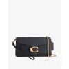 Coach Womens  Tabby Slip-pocket Leather Shoulder Bag In Black