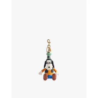 Coach Disney X  Goofy Leather Keyring