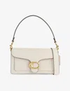 Coach Tabby 26 Chalk Leather Shoulder Bag In B4/chalk