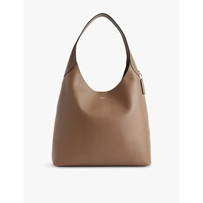 Coach Womens B4/dark Stone Brooklyn Leather Shoulder Bag
